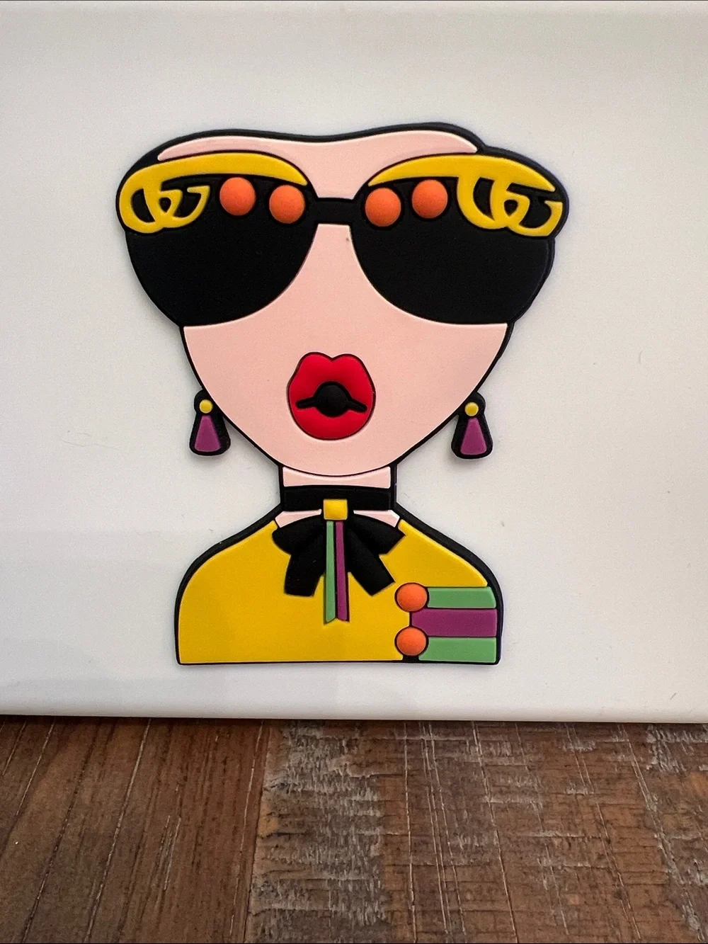 Doomsday Trendy Cartoon White Cosmetic Silicone Pouch